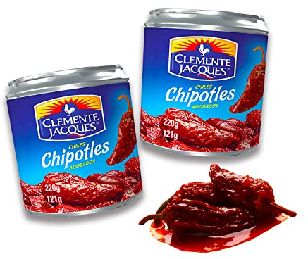 Chipotles in Adobo Clemente Jaques 220 g (pack de 2) salsa picante de México Viva Mexico Collection by Mexhaus
