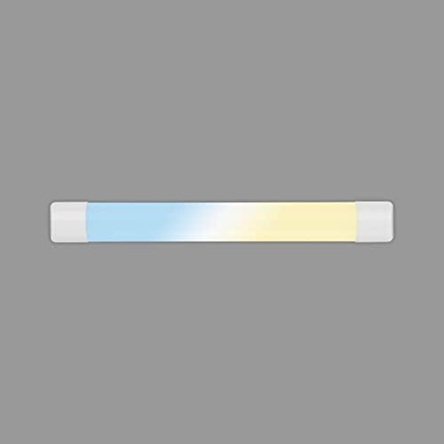 TELEFUNKEN - Led Unterbauleuchte 60 Cm, Küche, Led Leiste Küchenschrank, Werkstattlampe, Lichtfarbe Einstellbar In 2 Stufen Via Lichtschalter, 18 W, 2100 Lm, Weiß