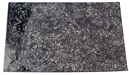Guitar Pickguard, Blank Black Pick guards Material 3 Ply 11.6x17 Inch,Electric/AcousticGuitar Pickguard Material Sheet