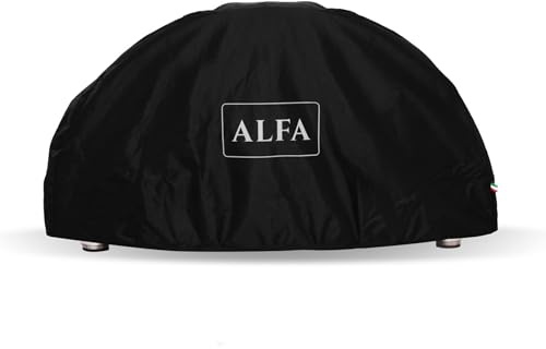Alfa Forni Coperture per barbecue della marca Modello Tel copriforno Nero 2 Pizze (Futuro)