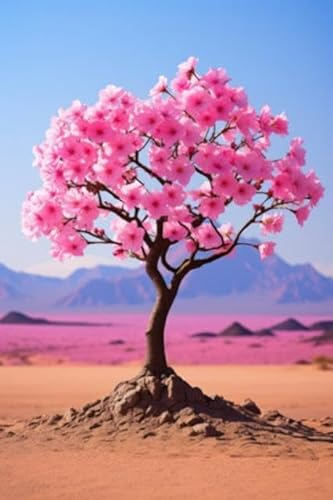 adrium Acryl-Bild 70 x 110 cm: ein Baum mit rosa Blüten (212177719)