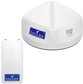 Falcon EVO 5G LTE Mobile Broadband Internet with MiMo Roof 5g antenna with Wifi 150Mbps (4G) Wifi Router for Mobilhome, Caravan, internet booster, Up to 10 Devices. Wifi booster your own Internet