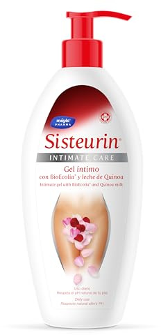 SISTEURIN Higiene Íntima Gel 500ml Uso Diario Alivia el Picor Ayuda a Evitar la Sequedad y a la Prevención de Reinfecciones Vaginales y Urinarias