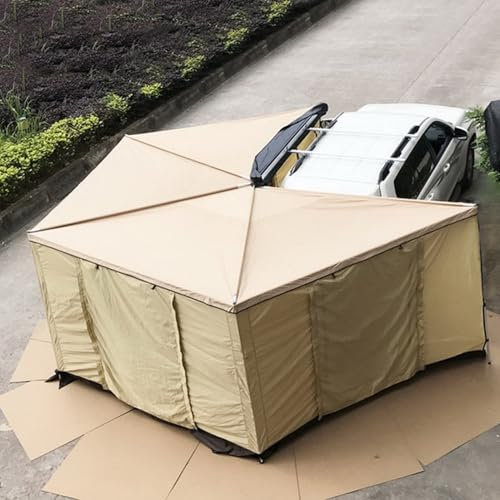 Toldo para Autocaravana, toldo de Aluminio de 270 Pulgadas, toldo para SUV, Carpa Lateral para automóvil, toldo para camioneta, Carpa para Techo, Carpa para Acampar para automóvil, Carpa extraíble p