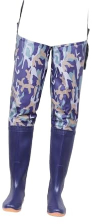 Perfeclan Cuissardes de pêche en PVC antidérapantes pour hommes et femmes, cuissardes de hanche pour l'agriculture, le jardinage et la pêche, 37 Taille