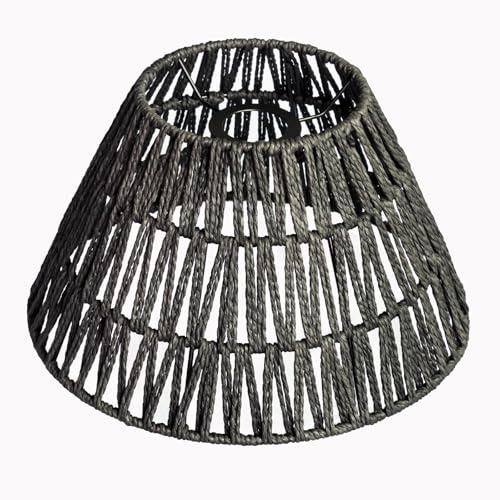 Osasy Woven Rattan Lampenschirm Kronleuchter Wand Stehlampe Weide Boho Geflochten Design Lampenschirme Tisch/Schreibtisch Schatte