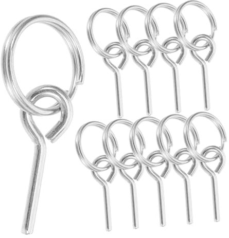 Homoyoyo 10stücke Zelt Zubehör Outdoor Verbindungsstift Seilring Mit Pin Camping Ausrüstung Zeltstangenpin Zeltstangenhalter