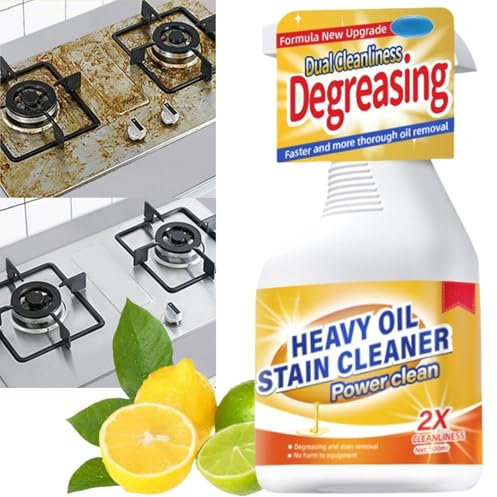 500ml Grease Remover Spray,Kitchen Bubble Cleaner,Powerful Kitchen Foam Cleaner,Heavy-Duty Kitc/hen Foaming Degreaser,New Multipurpose Kitch/en Cleaner,Powerful Kit/chen Oil Cleaning Spray,Cleaning