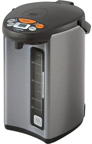 Zojirushi Micom Water Boiler and Warmer (135 oz. / 4L, Silver)