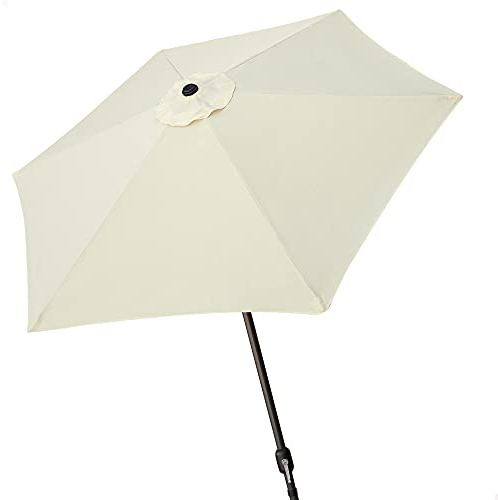 AKTIVE Parasol D270 Cm C/chimenea -mastil Aluminio D38mm -crema