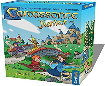Giochi Uniti - Carcassonne Junior, Brettspiel für Kinder, italienische Ausgabe, GU667