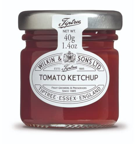Wilkin & Sons Tiptree Lot de 72 mini pots en verre pour ketchup à la tomate 40 g