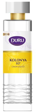 Duru Lemon Cologne 400 ml - Refreshing Lemon-Scented Cologne for Daily Use, Traditional Turkish Lemon Cologne, Long-Lasting Fragrance for Personal Care, Cooling and Invigorating