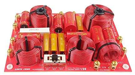 JINGERL 23. 0w hifi 4. Way Lautsprecher Crossover Hochtöner Mid Dual-Woofer 3-Wege-Audio-Frequenzteiler 5-8Ohm 380-4600. Hz 1PC