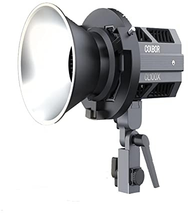 COLBOR CL100X 110W RGB Luce Video a Colori 2700-6500K CRI97+ Support Bowens Mount APP Control Spotlight for Video Recording, Video-Light-LED-Photography-Lighting