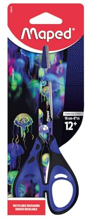 Maped – skol- och pysselsax DEEPSEA PARADISE 16 cm, spetsig