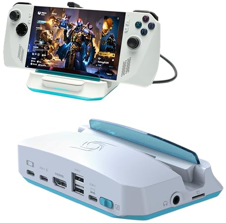 AVerMedia Steam Deck Dock with HDMI 4K@60Hz, USB C Charging, Screen Mirroring, Video Capture for Steam Deck, ROG Ally, Legion Go, MSI Claw, Switch, iPhone, iPad - X'TRA GO GC515