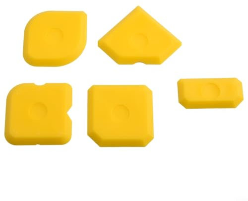 ComfyHarbor 5 unids silicona sellador herramientas esparcidor acabado kits calafateo azulejos aplicador de lechada ventana puerta cemento eliminación herramientas borde goma