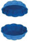 Sabbiera per bambini con coperchio grande gatto, plastica bambini con coperchio azzurro misure 76 cm di diametro 21 cm altezza