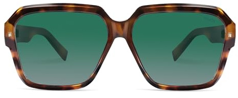 SOJOS Eckig Square Polarisierte Große Sonnenbrille Damen Vintage Trendy Quadratisch Sonnenbrillen UV400 Schutz Brille SJ2380