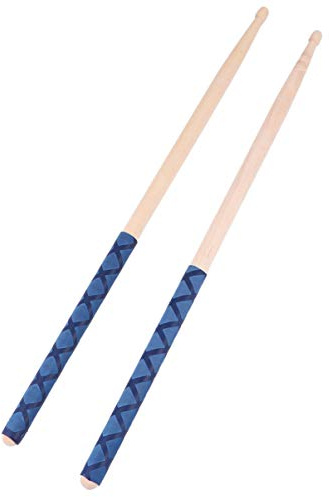 Yardwe 2 Pares Baquetas Profesionales de Madera de Arce para Percusión con Funda, para Práctica y Escenarios de Concierto
