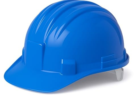 Casco di Sicurezza da Cantiere Giallo – Leggero, Regolabile e Confortevole, Alta Visibilità, Certificato CE, Protezione Antinfortunistica per Edilizia - Lemag srl