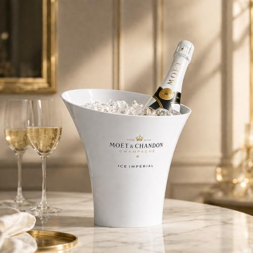 Premium Champagner Kühler aus Acryl – Flaschenkühler für 1,5L Magnum – Leicht, bruchfest & elegant – passend für Moët & Chandon und ähnliche Champagnerflaschen