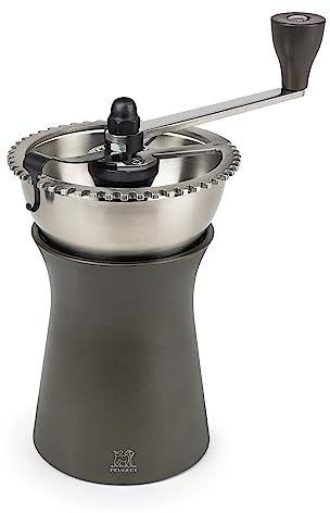 Peugeot - Kronos Manual Coffee Mill - Adjustable Grinder with 43 Settings - Stainless Steel, 50g Capacity