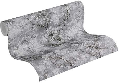 Livingwalls papier peint intissé New Walls Cosy & Relax 10,05 m x 0,53 m blanc noir gris 374201 37420-1