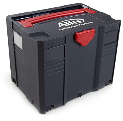 Alfa Systainer SYS 4 T-LOC Systemkoffer Werkzeugkoffer Transportkoffer | Profi-Qualität - Systemkoffer T-Log Gr. 4 – geräumiger Material- und Werkzeugkoffer - bietet Staub- und Spritzwasserschutz
