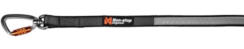 Non-Stop dogwear Move Leash 1.5m Breite 15mm |15815| komfortable Hundeleine, Farbe:Schwarz