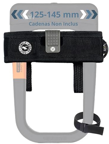 Universelle Halterung U-Schloss Fahrrad 125-145mm Höchste Sicherheit Einfache Montage Nylon Material Leicht 55g Wetterfest Kompatibel Lenkerrahmen Robuster Schutz Antidiebstahl Fahrradzubehör