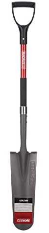 Radius Drain Spade - D-Handle, Fiberglass