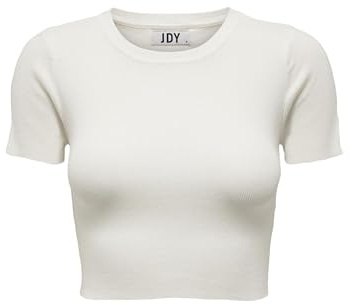 JdY JDYCIRKELINE S/S Crop TOP KNT NOOS
