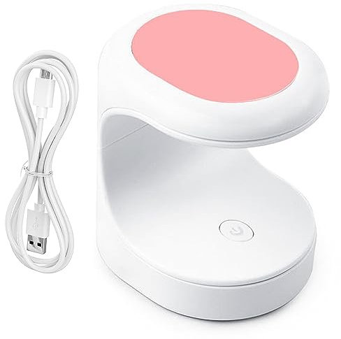 Cisixin Mini Lampe UV LED pour Ongles, Sèche-Ongles Professionnel Automatique Portable, Salon de Manucure, Convient à Tous Les Gels.