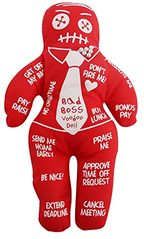 Goowafur Zauber Voodoo Puppe – Multifunktionale Handgefertigte Fluchpuppe | Rachezauber Handgenähte Voodoo-Puppen | Lindern Sie Stress, Horror, Gruselige Geister-Actionfigur, Puppe