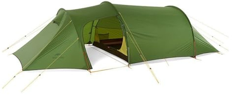 windhike Naturehike Tunnelzelt für 3 Personen mit Vorraum, einfach aufzubauen, Zelt mit hervorragender Belüftung, wasserdicht und tragbar, Rucksackreisen und Camping-Unterschlupf mit Tragetasche