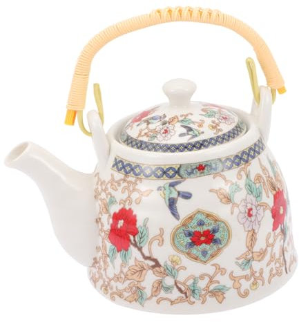 Amosfun Robusta Teiera in Ceramica Con Infusore Teiera Giapponese Termica Per La Preparazione Del Tè Per La Casa