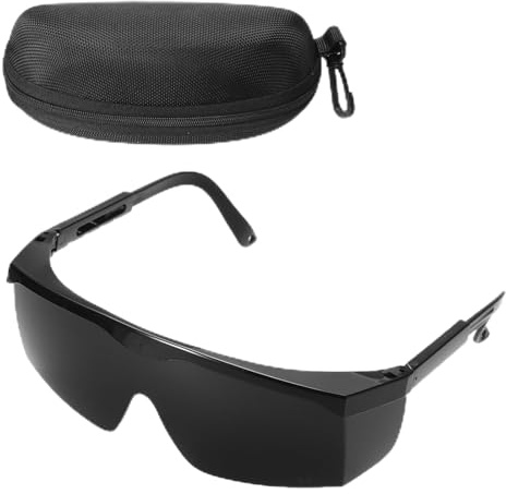 HARFINGTON Welding Safety Glasses IR Shade 8 PPE Protective Glasses 150x120x54mm Light-Proof Wrap-Around Lens Lightweight CE Certified Protective Welding Eyewear for Men Women Eye Protection