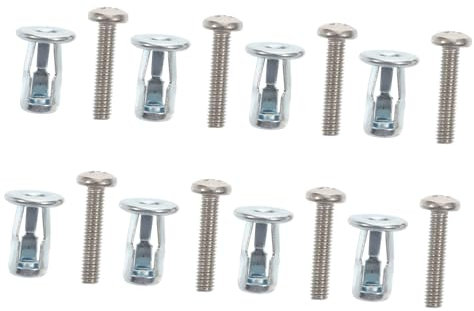 BUGUUYO Lot de 2 Fixations Dancrage pour Portes Fixations Solides pour Tôles Dacier de Fer Et de Plastique 10 Pièces