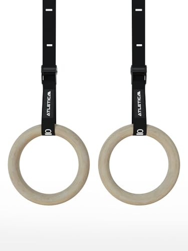 Atletica Holz Turnringe, Gymnastikringe | Wooden Rings, Funktionelles Ganzkörper Training