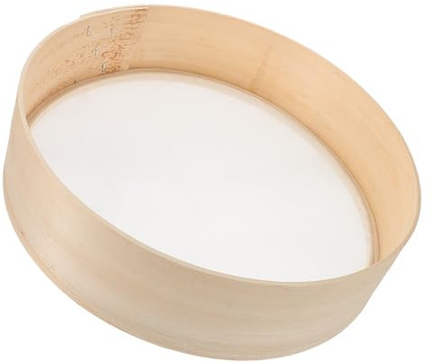 TIDTALEO Colador De Harina De Madera Malla Fina Utensilio De Cocina para Tamizar Harina y Azúcar para Pasteles y Pasta