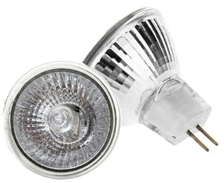 UGEFKMQ 2PC Halogen-Leuchtmittel MR11 6V 5 Watt GU4 Bi-Pin Base Scheinwerfer Glühbirne MR11 30W 6V Mechanisches Instrument Glühbirne Mikroskopisch 35W
