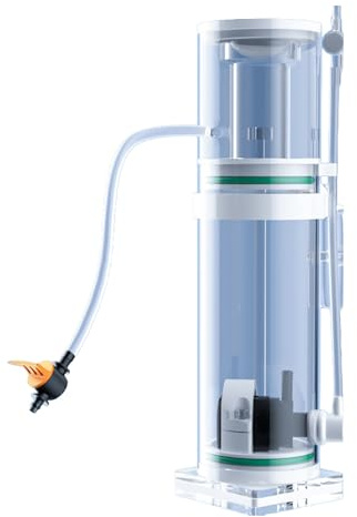 Skimmer proteico per serbatoio marino, Skimmer di superficie dell'acquario con pompa inverter CC, tazza di raccolta staccabile per acquari di acqua salata, filtrazione ad alta efficienza