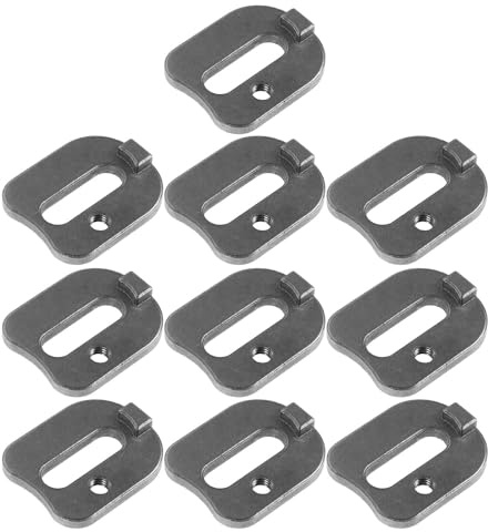 POPETPOP Ensemble Tendeur de Chaîne pour Tronçonneuse Électrique en Fer, Bloc de Tension Précis pour Chaîne 10 Pièces, pour L'entretien du Jardin Travail du Bois