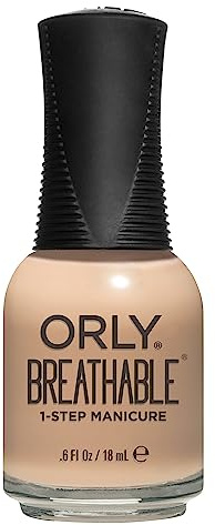 ORLYBeauty Breathable 18 ml | Nourishing Nude | Farbton Beige | Nagellack | Nagelpflege | Starke & Schöne Nägel | Lange Haltbarkeit | Maniküre