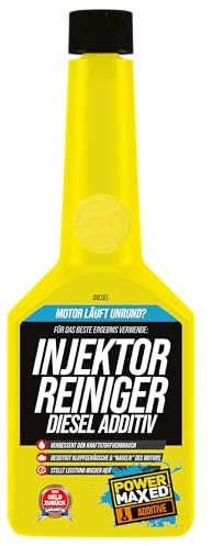 Power Maxed Injektor Reiniger Diesel 325ml I Einspritzdüsen reinigen, Dieselverbrauch senken & Leistung wiederherstellen I Diesel Additiv für ruhigen Lauf & bessere Verbrennung