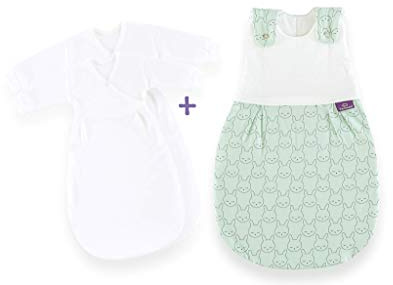 Träumeland S0102357 Schlafsack SET LIEBMICH Kuschelhase 3 teilig 80/86, mehrfarbig