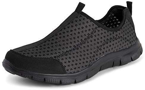 Get Fit Herren Wasserschuhe Leicht Schlüpfeln Meer Surfen Turnschuhe - Schwarz - EU41/UK7 - BS0416
