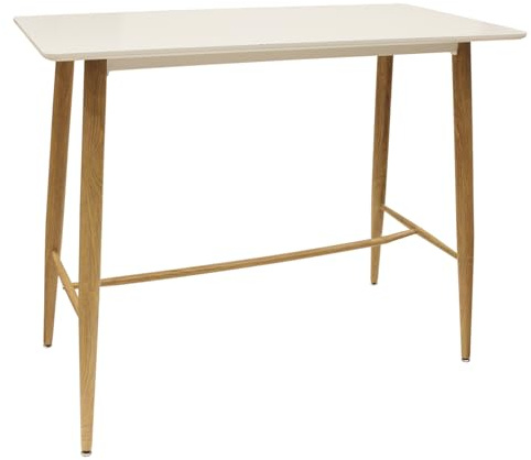 HOME DECO FACTORY Essen Sie Stehtisch, 115cm x 60cm x 102cm, Weiß